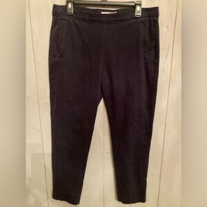 Peter Millar Golf‎ Pants Skinny Leg Navy Blue Women's Pants Sz-XL Zipper Pockets